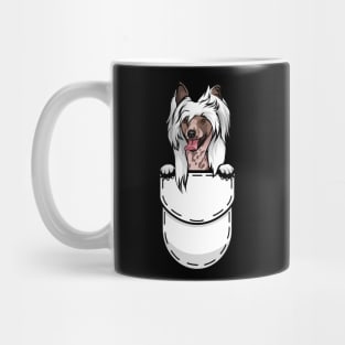 Funny Chinese Crested Pocket Dog Mug